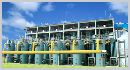 两段式煤气发生炉冷煤气站